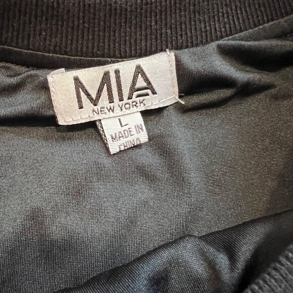 Mia New York Black Sequin Sleeveless Crop Top Girls Large - Picture 4 of 4